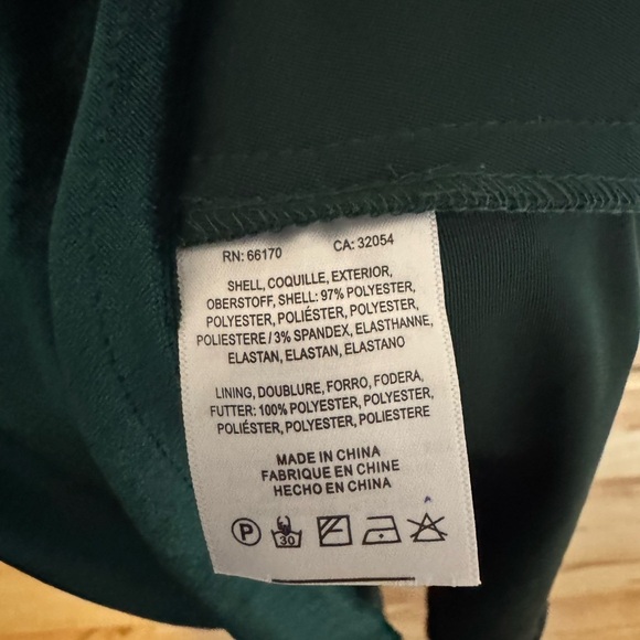 NEW Jenny Yoo Anthropologie Ellis Gown Open Back Velvet Emerald Size 24 Plus NWT - Picture 9 of 9